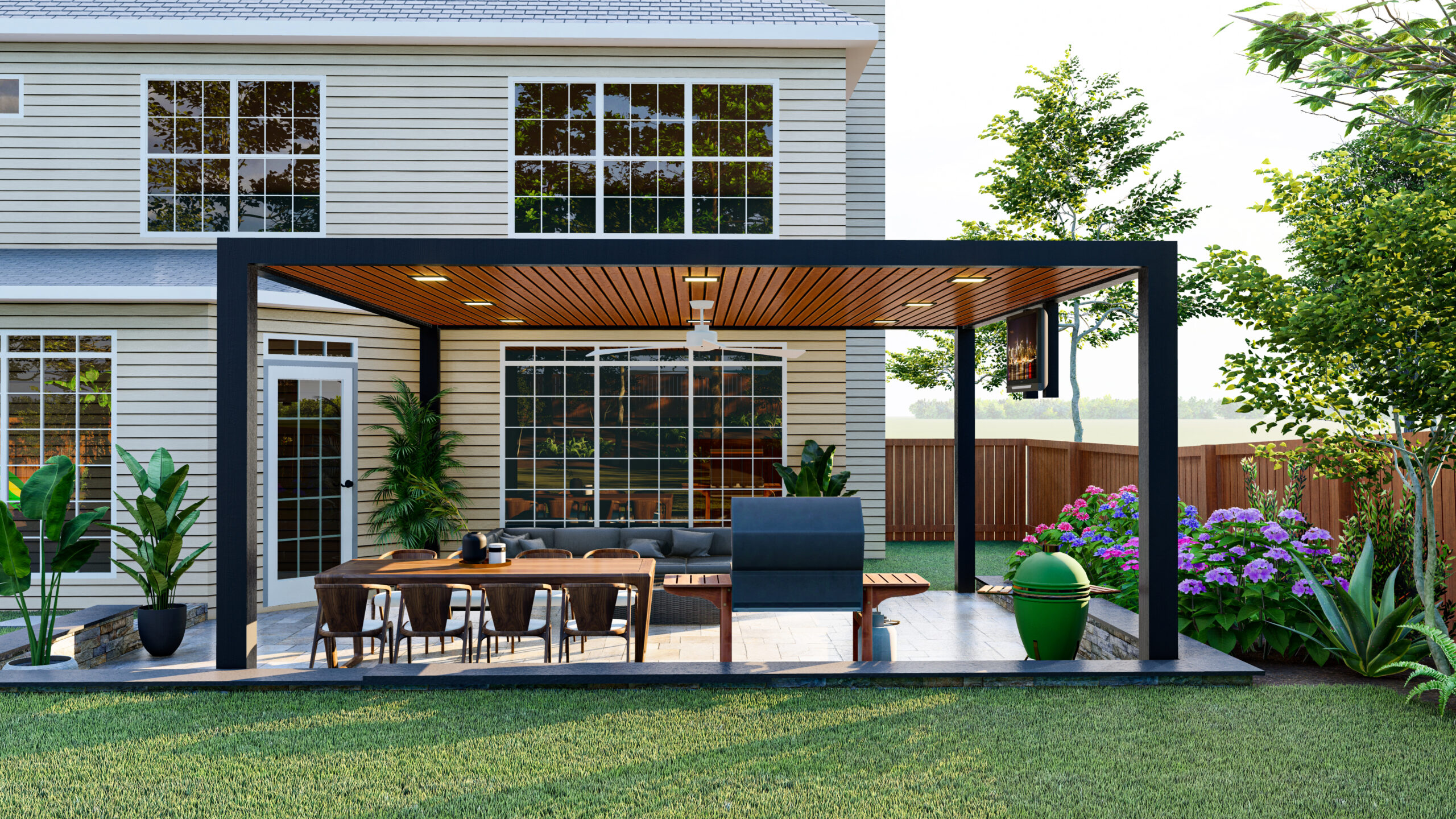 Creating the Ultimate Outdoor Entertainment Space Under the Pergola